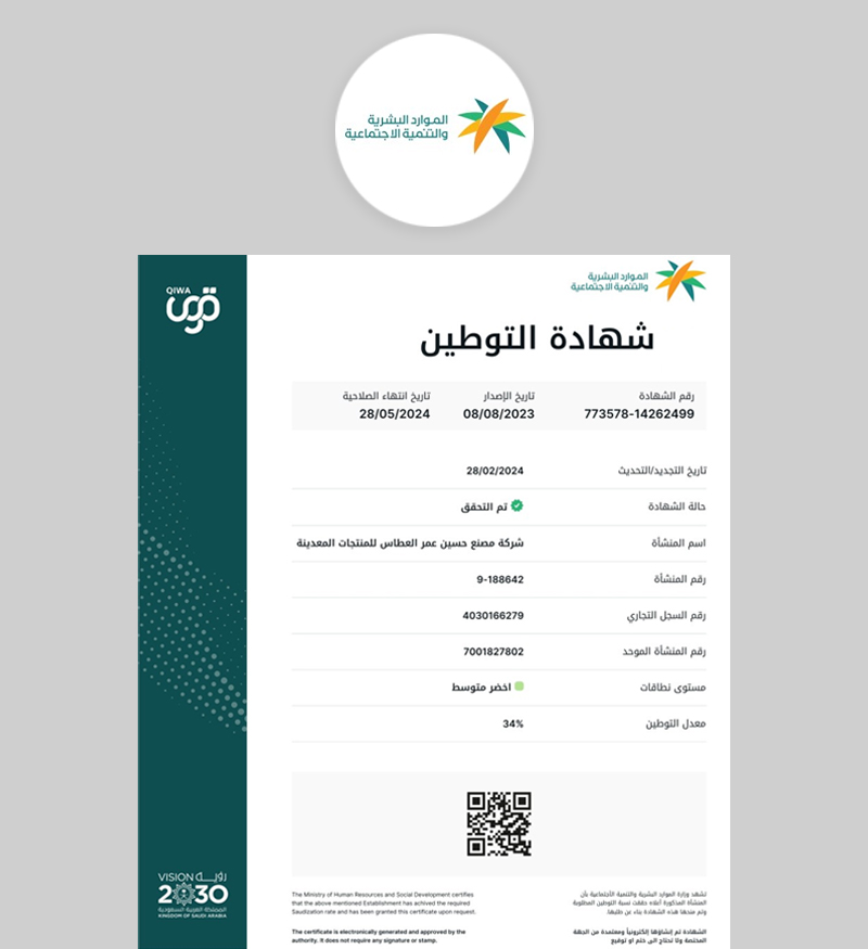 Certification