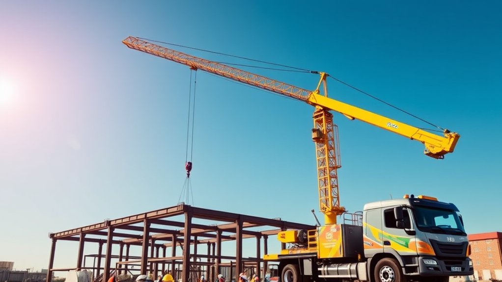 truck cranes enhance construction efficiency