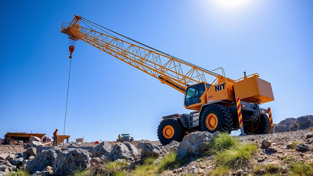 The Essential Features of Rough Terrain Cranes for Construction Projects