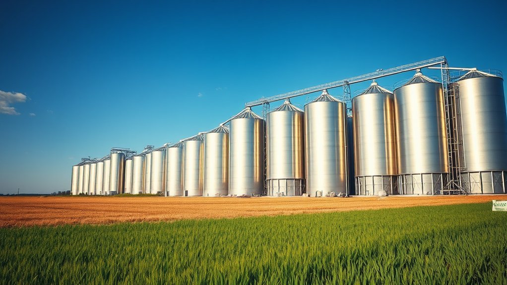 Bulk Storage Silos: AFCOSteel's Solutions for Grain, Cement & Chemicals