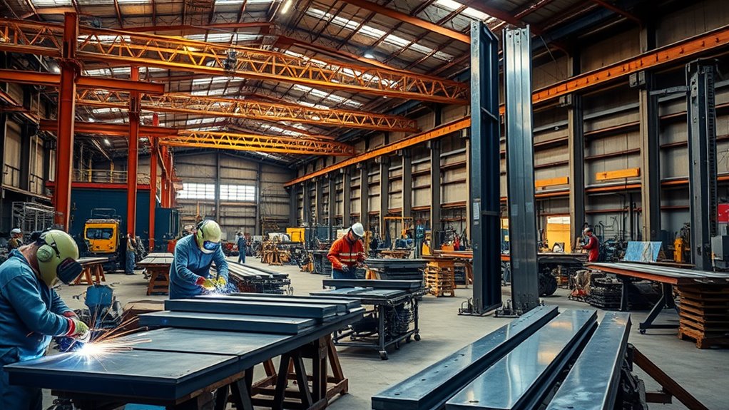 advantages of steel fabrication