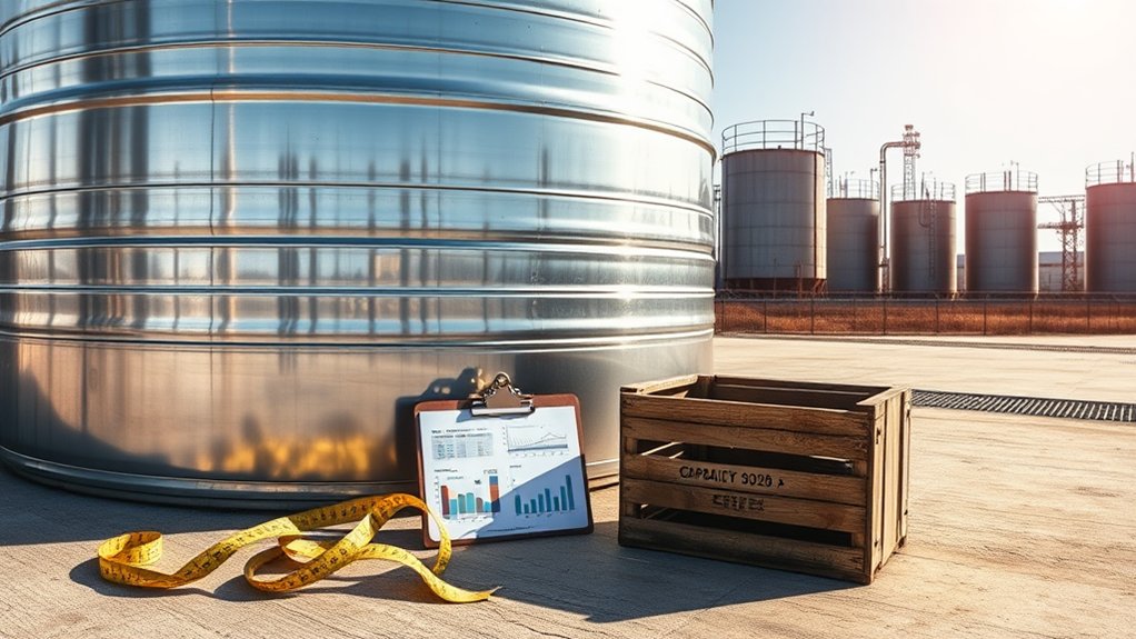 capacity size efficiency requirements