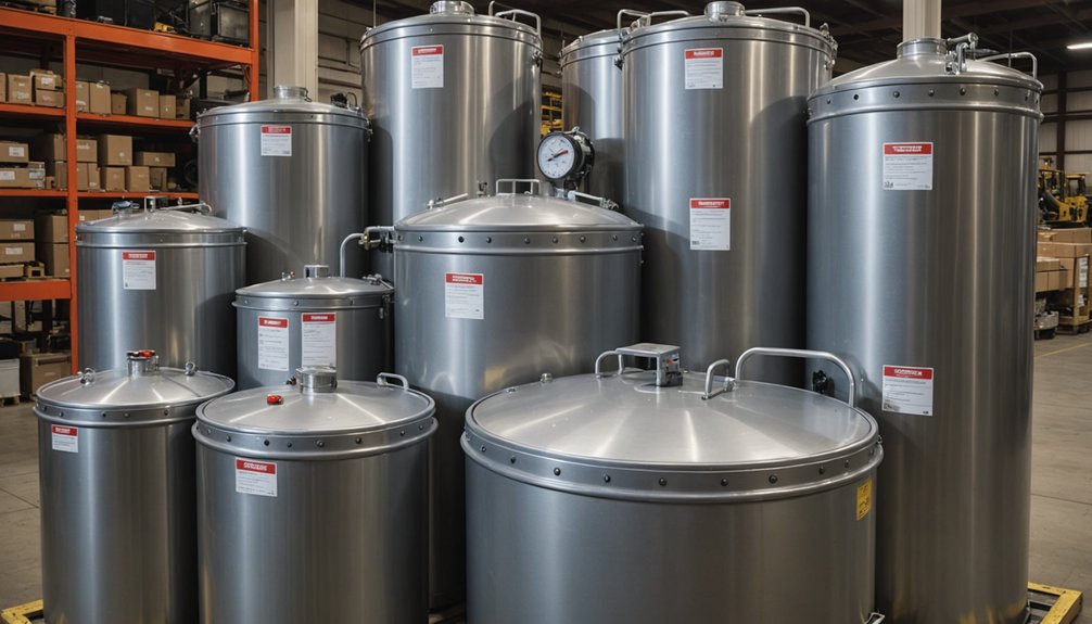 storage tanks