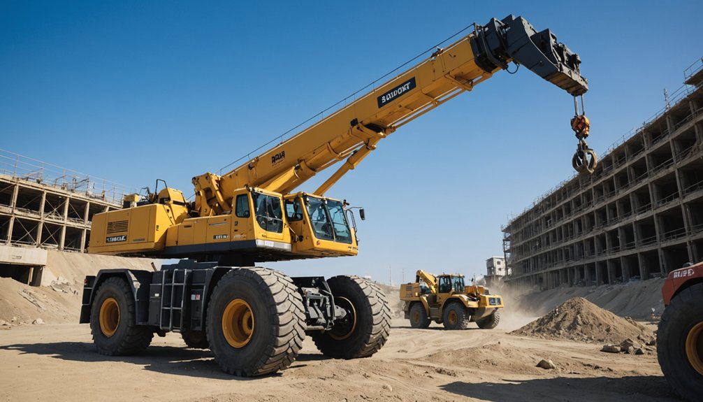 rough terrain crane vs all terrain