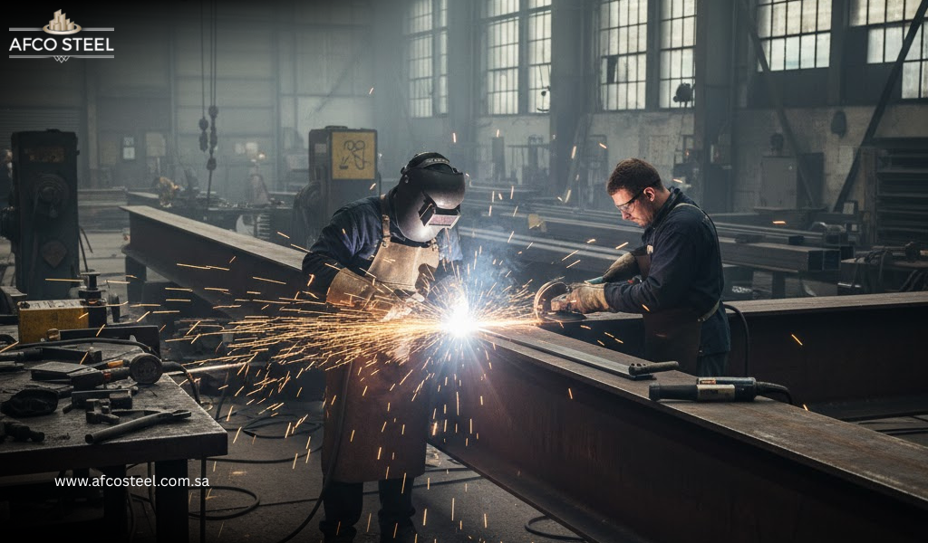 steel fabrication work